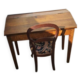 Antique desk and chair