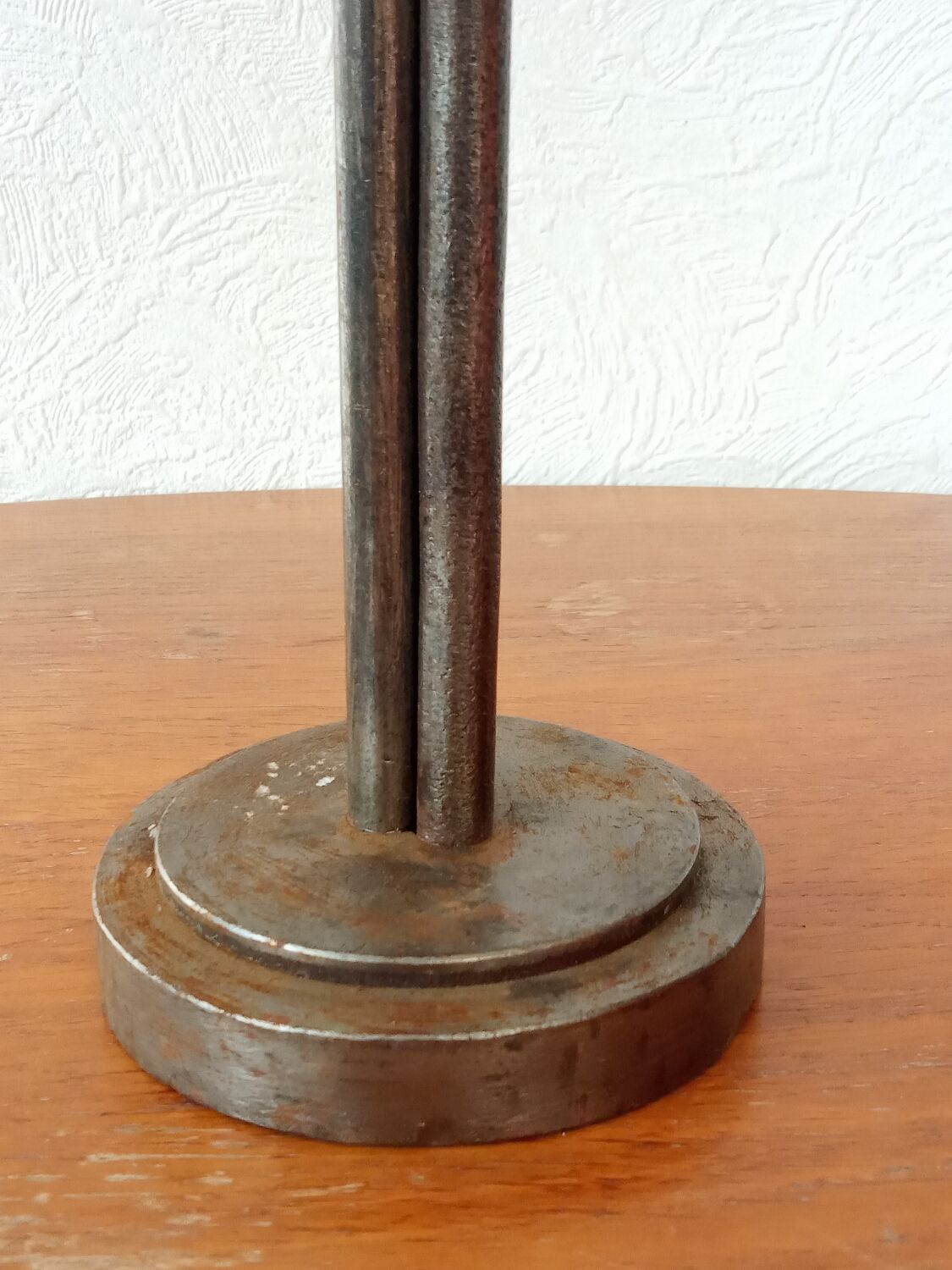 Wrought iron candlestick