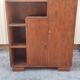 Two-door modernist shelf cabinet, art deco