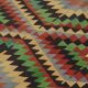 Vintage Turkish Kilim Co Coloured Turkish 175x247 cm Handwoven Bohemian Spirit