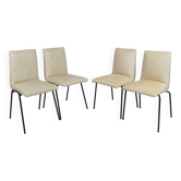 Ensemble de 4 chaises Meurop par Pierre Guariche, années 1950