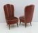 Nello Pini Mid-Century Modern Italian Velvet Reclining Armchair, Novarredo