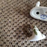 Set of hooks and soap holder