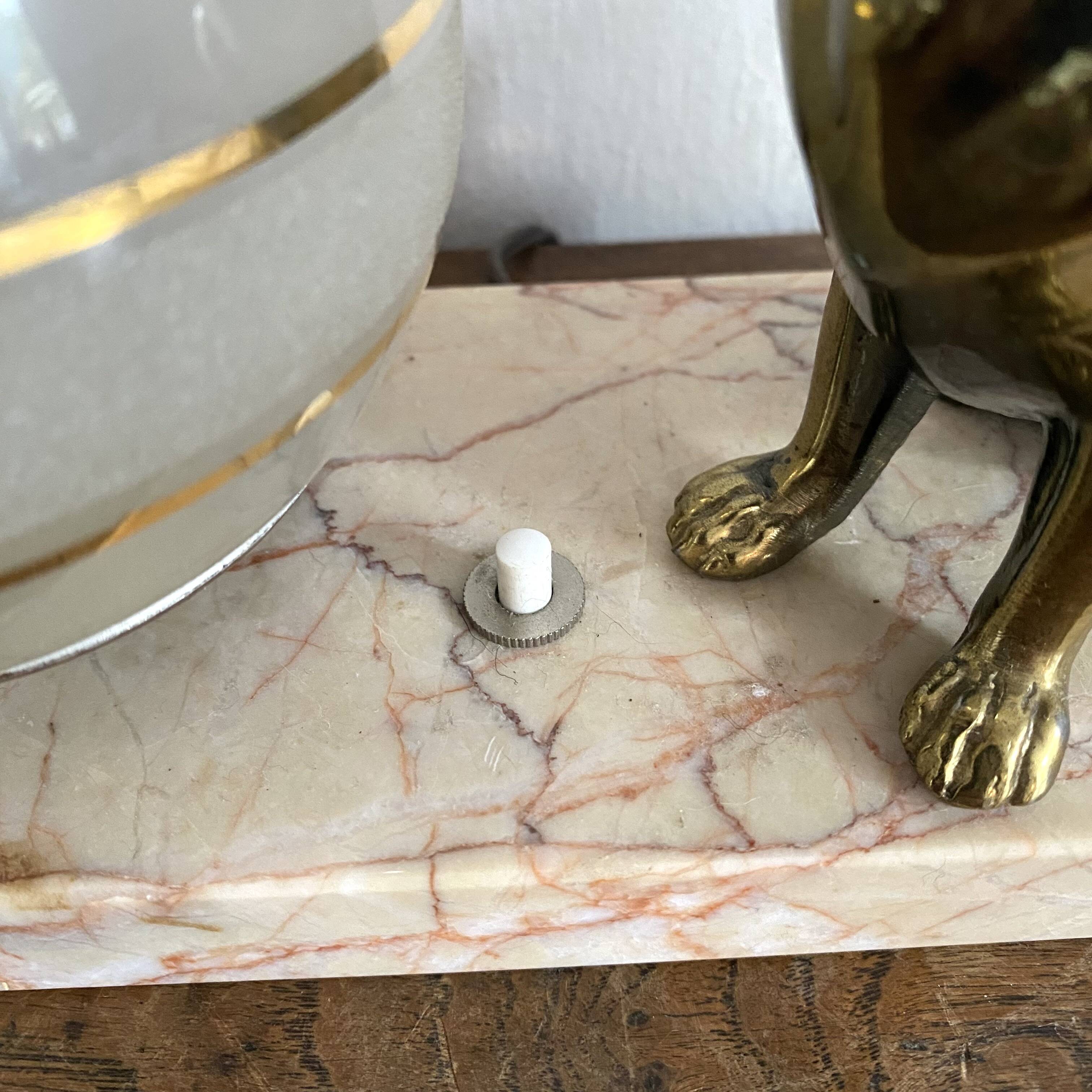 Art Deco Spitz Dog Night Light Lamp