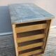 Furniture of haberdashery 4 drawers and zinc