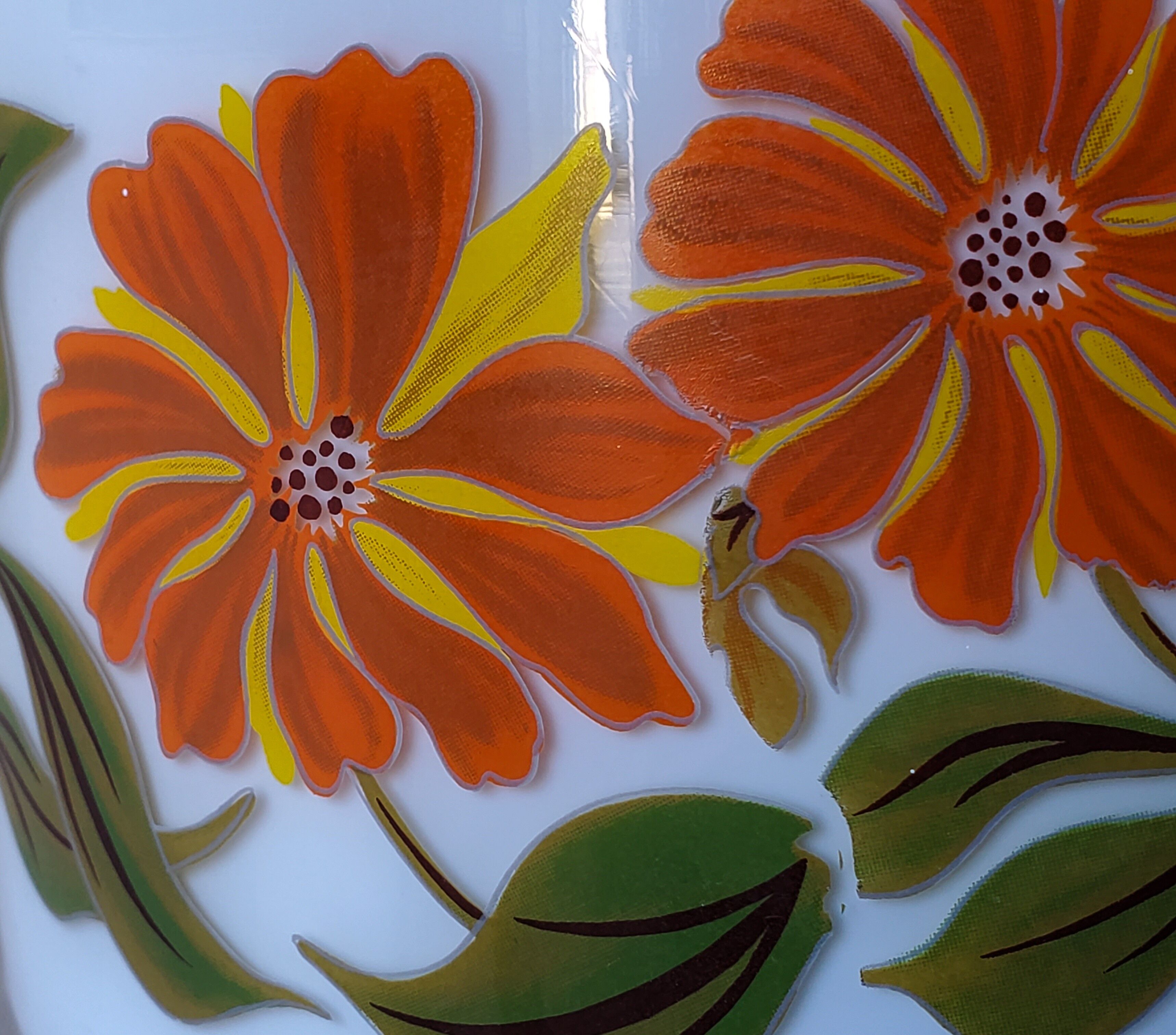 70s opaline suspension