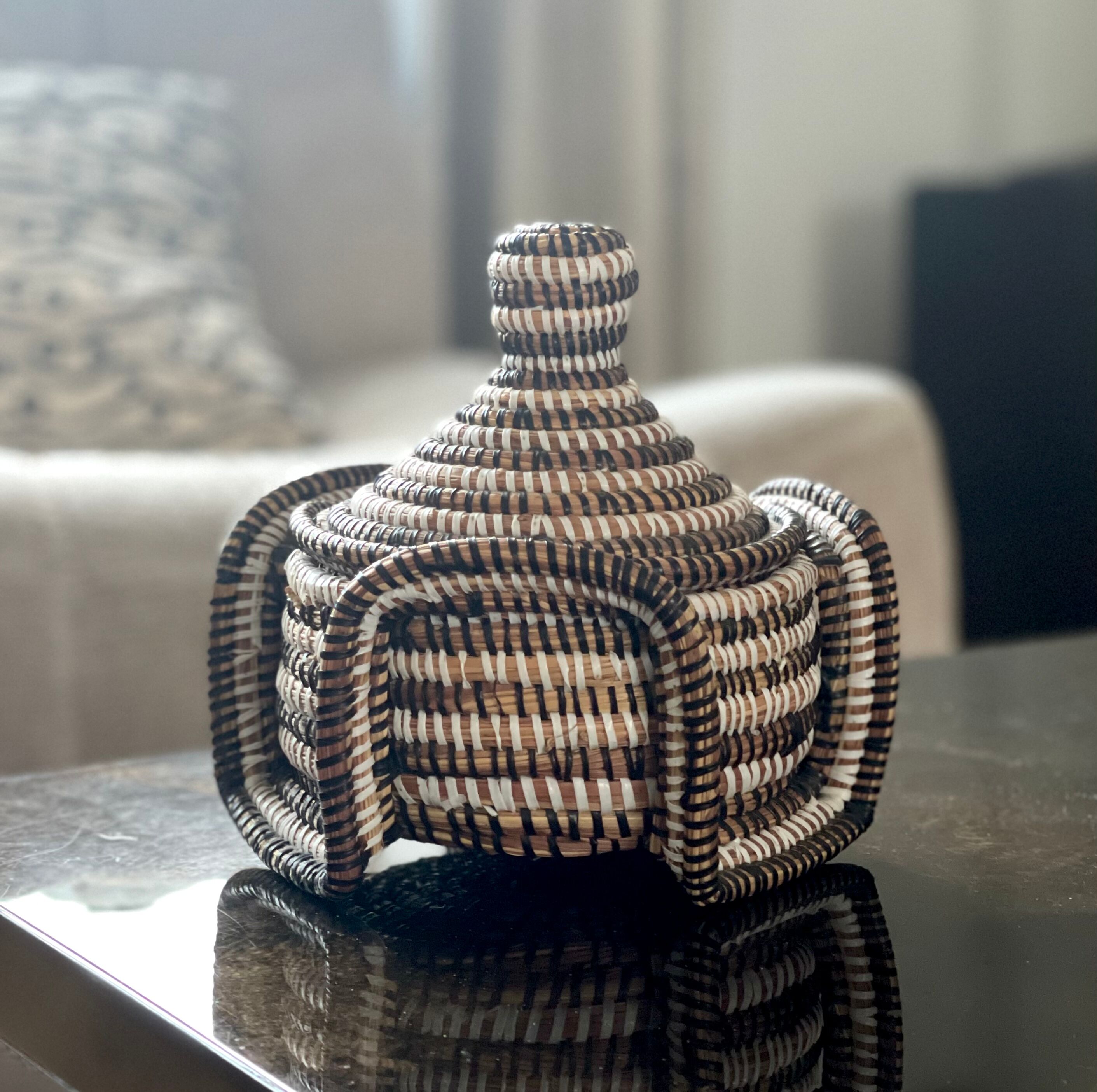 Berber straw box