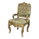Remarkable small armchair in carved and gilded wood, Venice, early 18th century