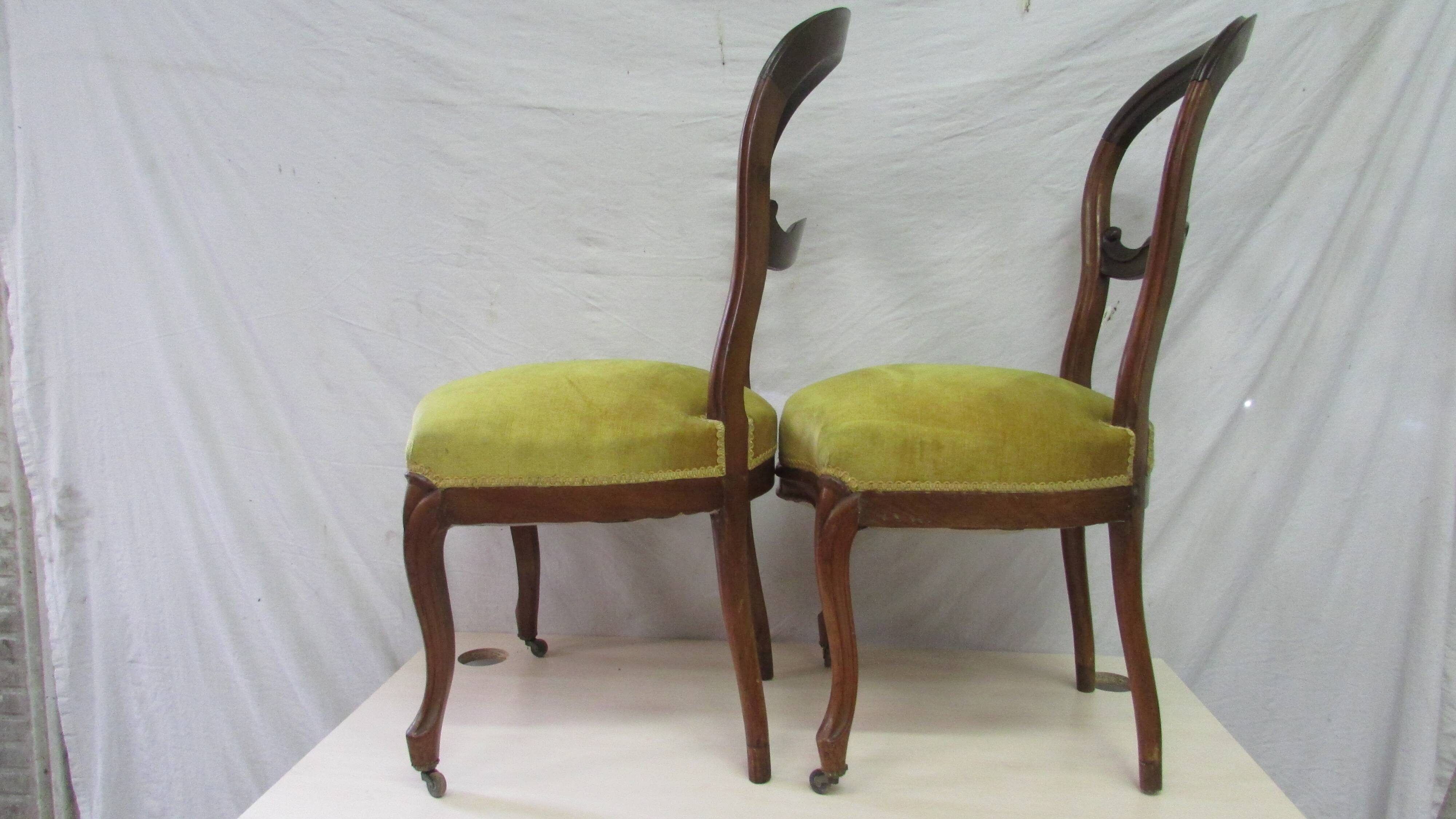 Pair of Louis Philippe chairs