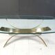 Vintage brass coffee table, 1970s