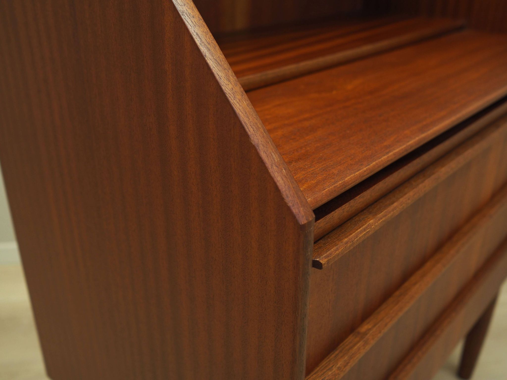 Mahogany secretary, Danish design, 1960s, manufacturer: Hanbjerg Møbelfabrik