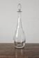 Antique crystal carafe engraved with a laurel leaf frieze