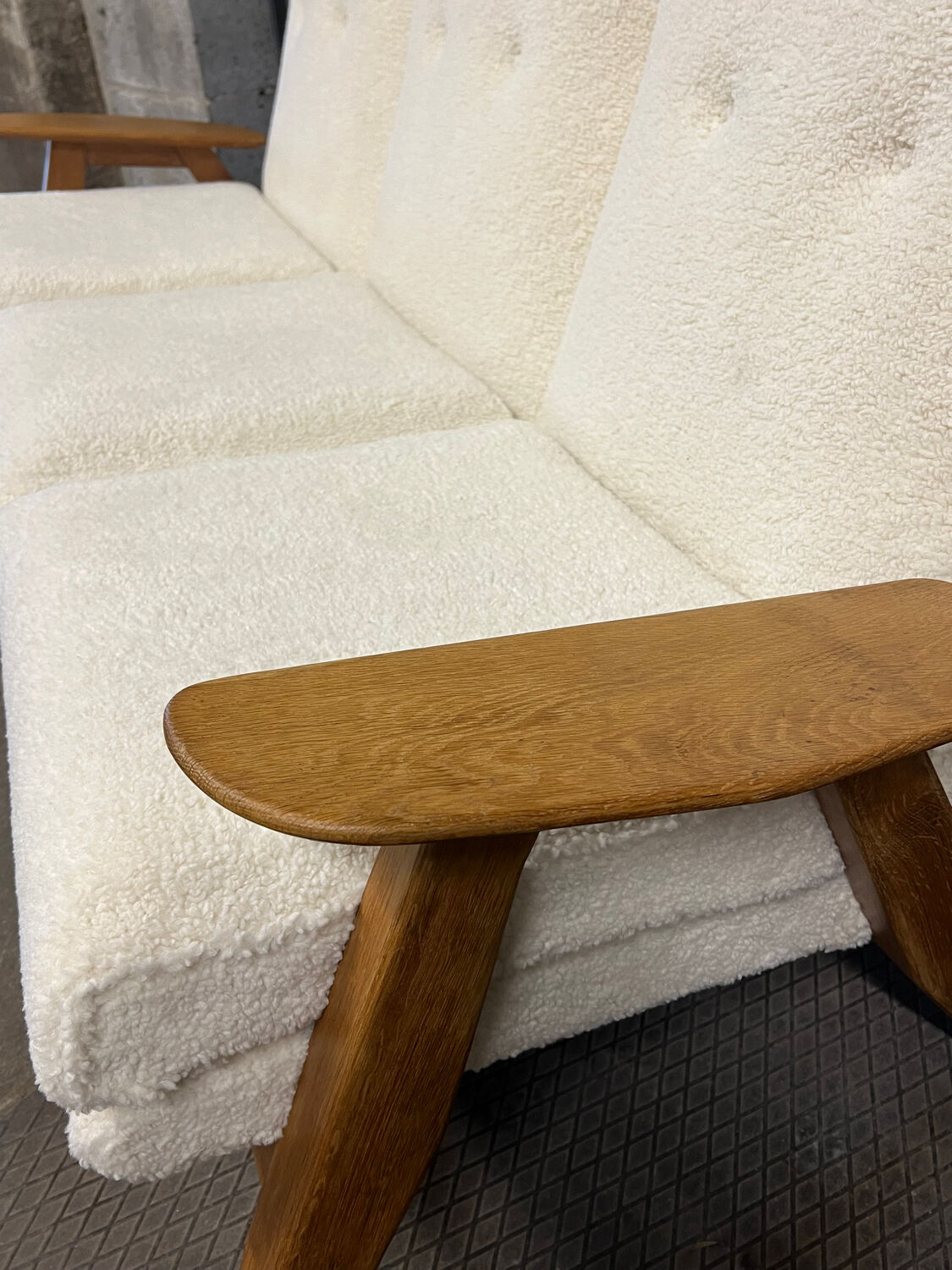 Canape SK 640 Design de Pierre Guariche Steiner année 1950