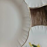 6 antique dessert plates from Digoin and Sarreguemines