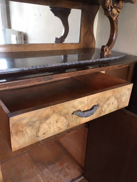 Two-piece buffet from the 1940s-1950s