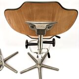 Paire de Chaises d’Atelier Vintage WERK SITZ – Icônes Industrielles