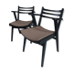 Paire de fauteuils bridge scandinaves