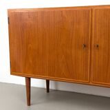 Enfilade danoise en teck par Carlo Jensen pour Hundevad & Co., 1960s