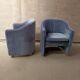 Pair of Italian design armchair