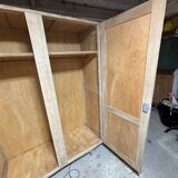 Armoire parisienne bois naturel