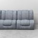 Restored vintage 3-seater modular sofa from the 1970s