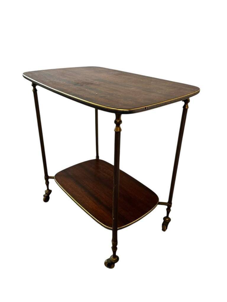 Vintage bar cart / cart / small rolling table