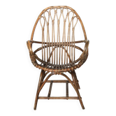 Fauteuil en rotin et bambou