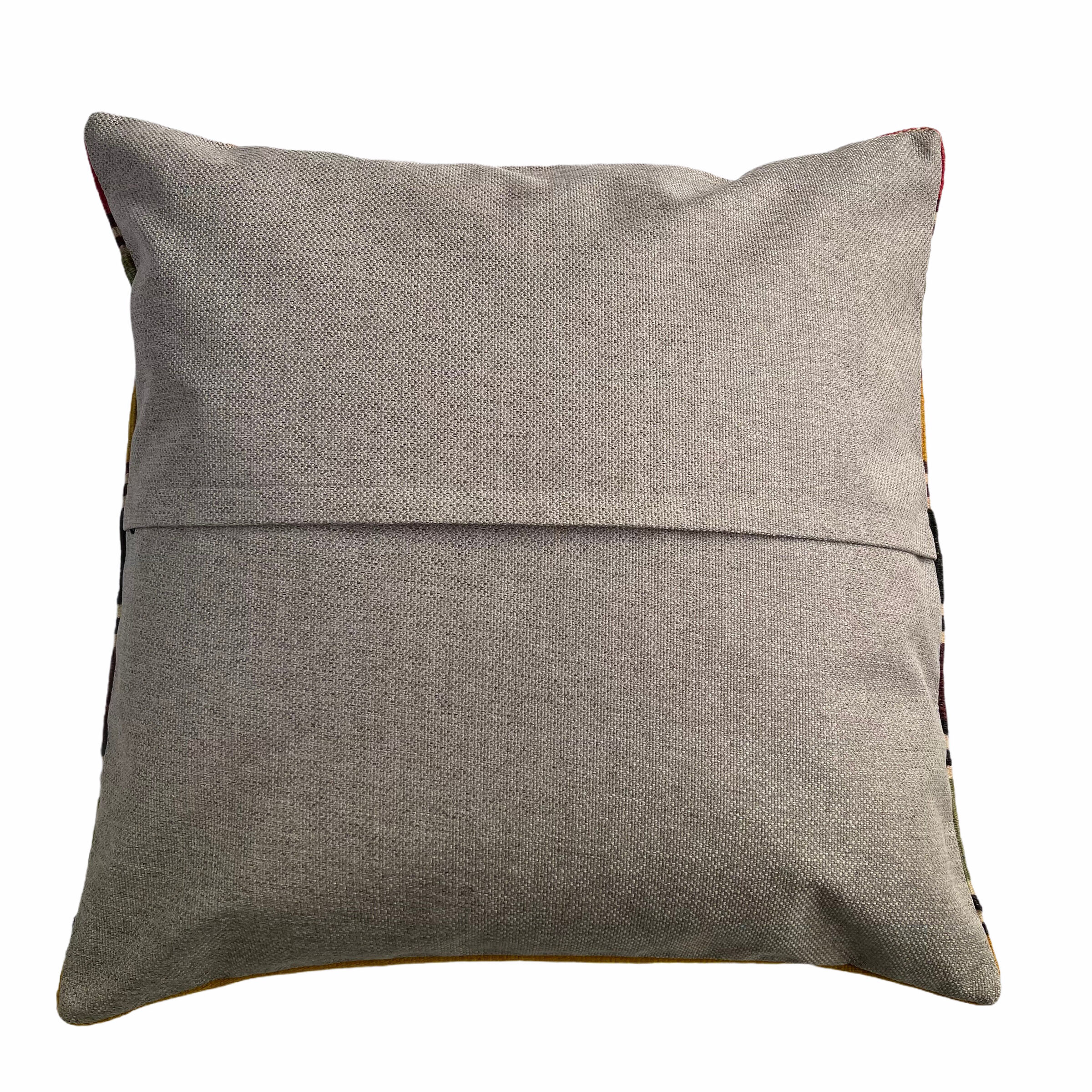 Vintage turkish kilim cushion cover , 60 x 60 cm