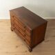 Commode en lin de l'ère victorienne vers 1840, vintage