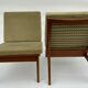 Pair of scandinavian heaters 1960 original westwing norvege cushion