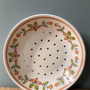Vintage drip dish in Gien porcelain