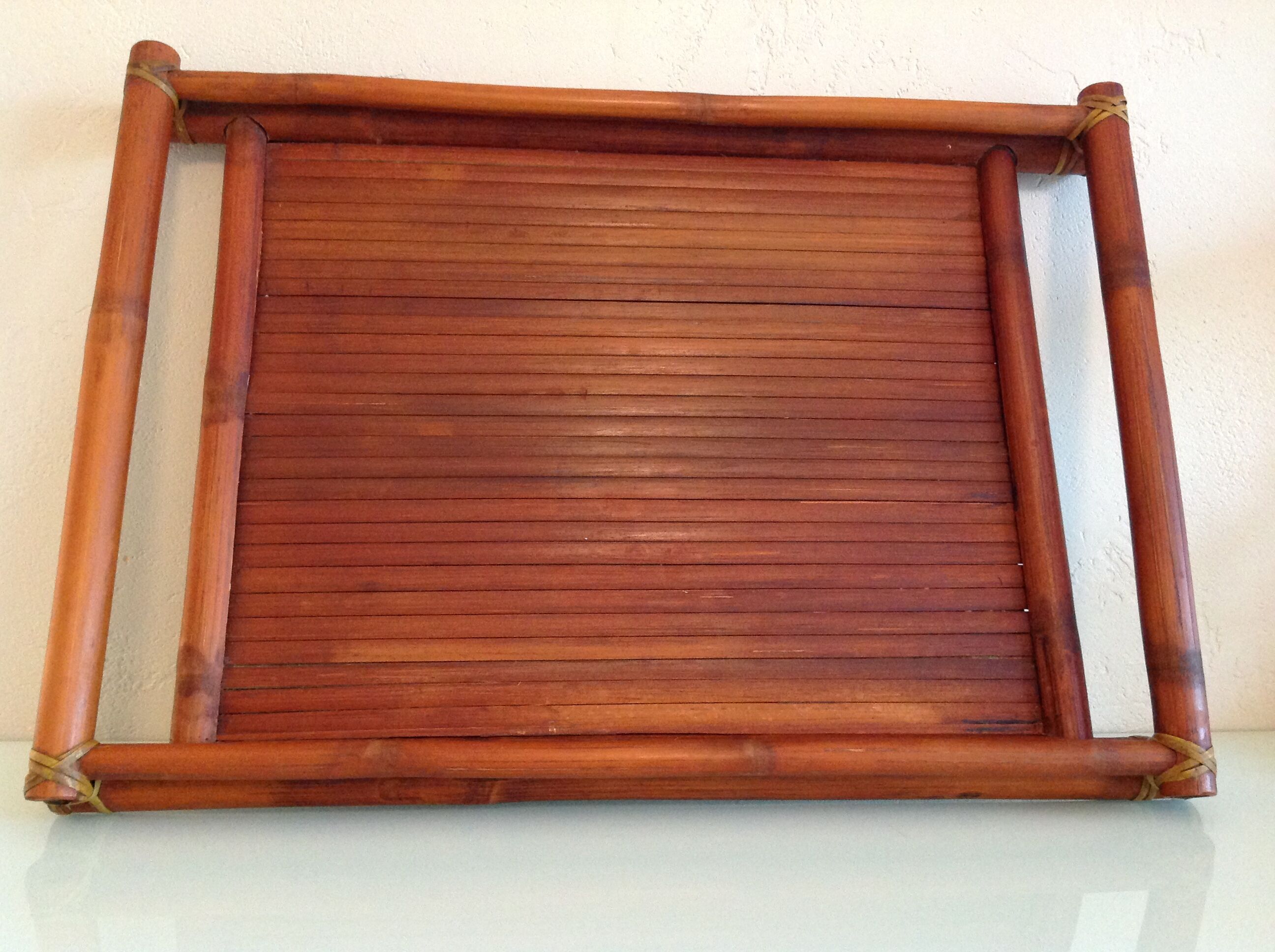 Rectangular bamboo tray 60/70s