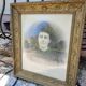 Framed woman portrait