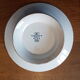 Plat à tarte, compotier en faïence ancienne à décor anthique