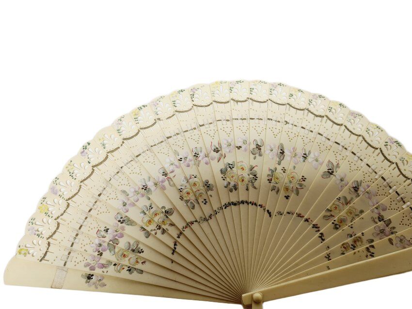 Art Nouveau Polish celluloid fan, 1930s