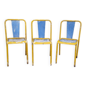 Chaises tolix Xavier