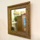 Period Mirror with Wooden and Gilded Stucco Frame – 19th Century Patina
