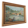 Old painting oil on canvas signed J.V.