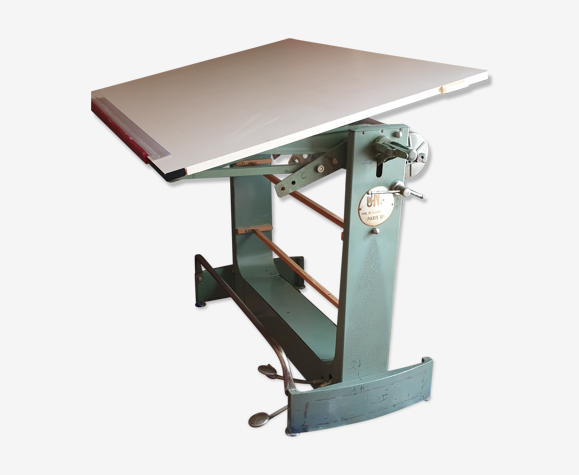 Vintage architect table industrial design 70s