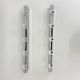Set of 2 Targetti Sankey chrome wall lamps, 1970s