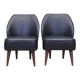 Set of two leather armchairs, Danish design, 90s, made in Denmark