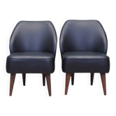 Set of two leather armchairs, Danish design, 90s, made in Denmark