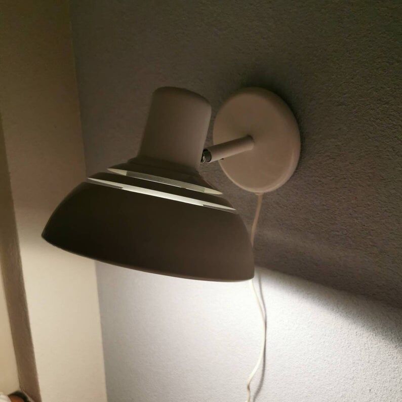 Vintage white metal applique, 1980s