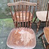 8 chaises bistrot Baumann modèle Tacoma