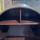 1930s English buffet bar in walnut and mahogany