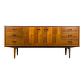 Vintage Walnut Sideboard By Bfm, 1960s, Poland