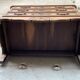 Louis XV style chest of drawers, solid raw oak, 1920.