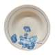 Set 4 assiettes creuses fleurs bleues