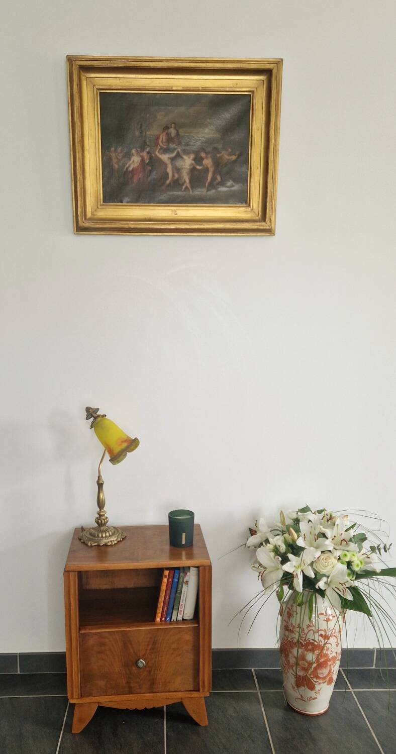 Art Deco low cabinet in rosewood