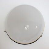 Midcentury glass ceiling lamp